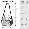 thumbnail image 4 of FORMRS Student Lunch Bag Insulated Reusable Cooler Box with Zipper Pockets, Tropical Jungle Vibes, 4 of 9