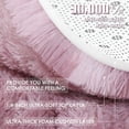 thumbnail image 4 of Buganda Soft Shag Area Rug, Washable Non-Slip Rug for Living Room Bedroom, Modern Decor Carpet, 6'X9', Dusty Pink, 4 of 6