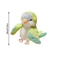 thumbnail image 2 of YATAV 8inch Plush Parrot Hand Puppets Birds Stuffed Animals Toys Puppet for Imaginative Pretend Play Storytelling Palm Pals Stuffed Animals(Blue), 2 of 4