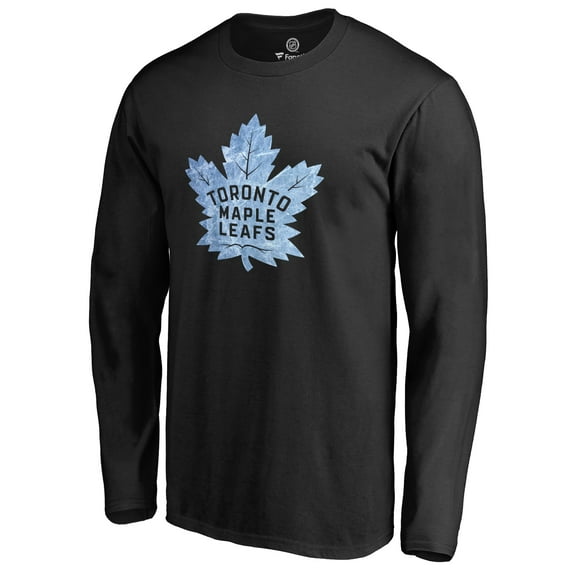 Men's Black Toronto Maple Leafs Pond Hockey Long Sleeve T-Shirt