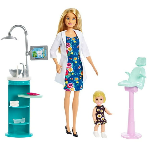 Muñeca Barbie Original para niñas, experiencia de dentista, surtido, muñeca de moda, regalo de cumpleaños, muñecas, juguetes para niños Fivean unisex