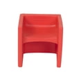 thumbnail image 2 of Children's Factory - Chaise - cube - Accoudoirs - Polyéthylène à Basse Densité Linéaire (LLDPE) - Rouge, 2 of 6