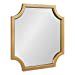 thumbnail image 3 of Kate and Laurel Hogan Framed Scallop Wall Mirror, 24x24, Gold, 3 of 15