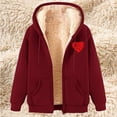 thumbnail image 5 of Pyhlmscde Women's Fleece Lined Print Sweaters Tops, Womens Tops, Winter Clothing for Women, Womens Coats, 5 of 5
