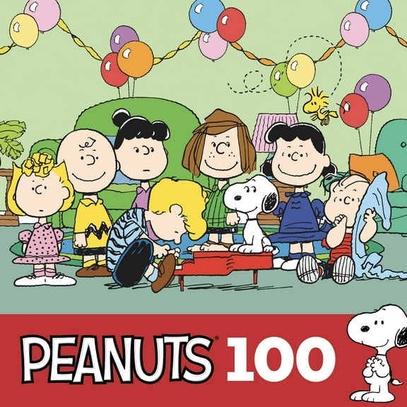 Cra-Z-Art Peanuts 100-Piece Birthday Jigsaw Puzzle