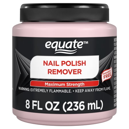 Equate Maximum Strength Acetone Nail Polish Remover Dip, 8oz