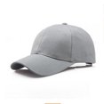 thumbnail image 2 of QJUHUNG Outdoor Sun Hat Mens Baseball Solid Color Sun Caps for Men Cotton Light Board, 2 of 5