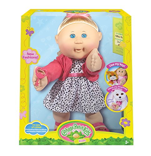 blonde blue eyed cabbage patch doll