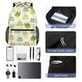 thumbnail image 2 of Mochila Kaifanee Frog impermeable de 16 pulgadas para mujeres, hombres y niños, 2 of 8