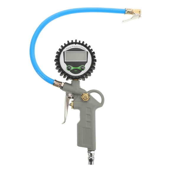WORGEOUS Car Tire Pressure Gauge Digital Display With Large Handle Stainless Steel Electronic Tire Pressure Gauge Meter For Automotive Tools And Tire Maintenance