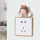 thumbnail image 3 of Pegatina para interruptor, calcomanía de pared para niñas encantadoras, pegatinas decorativas para interruptores de luz, luz Bowknot, 3 of 9