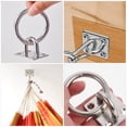 thumbnail image 2 of Shisuyan 2pcs Ceiling Hooks Heavy Duty Anchor Plate Stainless Steel Hooks for Hammocks Hanging, 2 of 7