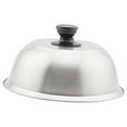 thumbnail image 3 of Basting Steaming Cover, Round Pot Lids Cover, Griddle with Handle, Grill Accessory, grill domes Cover, Burger Cover for Sandwiches, Steaks Burgers 22cm, 3 of 8