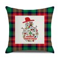thumbnail image 3 of fundas de almohada decorativas navideñas de , funda de cojín cuadrada con cremallera, 3 of 5