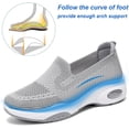 thumbnail image 6 of RURAN Padgene Women Walking Shoes Sock Sneakers Slip-On Breathable Mesh Trainers Women's Comfortable Casual Ladies Air Cushion Athletic Shoes Running Jogging Shoes, 6 of 8