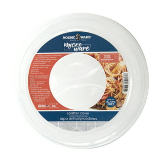 Microwave Splatter Cover for Food, Clear like Gla Microwave Splash Guard  Cooker