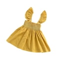 thumbnail image 3 of Uccdo Summer Baby Girls Casual Dresses Princess Girl Sleeveless Bowknot Tutu Dress Sundress 0-3T, 3 of 8