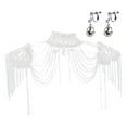 thumbnail image 1 of Collar de cadena de hombro Fernando Perla Ajustable, 1 of 3