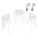 thumbnail image 1 of Collar de cadena de hombro Yinane Ajustable Hecho a Mano Cristal de Imitación Diamante Pageant, 1 of 3