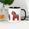 thumbnail image 4 of CafePress - The Swedish Horse Mug - 11 oz Ceramic Mug - Novelty Coffee Tea Cup, 4 of 6