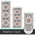 thumbnail image 2 of Kitchen Rug and Runner Set of 3, Yamaziot Kitchen Floor Mat Carpet, Washable Non Slip Runner Rugs, Boho Vintage Farmhouse Hallway Runners Doormat, 2 of 9