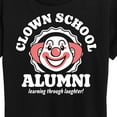 thumbnail image 3 of Instant Message - Clown School Alum - Women's Short Sleeve Graphic T-Shirt, 3 of 6