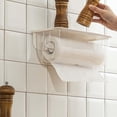 thumbnail image 4 of Soporte de papel de cocina, estante para de papel, organización de estantes para estantes de piezas de cocina, dispensador de pared de papel perfecl titulares de papel, 4 of 8