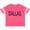 Football Pink and White, variant on Inktastic Dallas in Blue Text Boys or Girls Toddler T-Shirt
