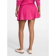 thumbnail image 3 of No Boundaries Washed Fleece Mini Skater Skort, Women's XXS-XXL, 3 of 5