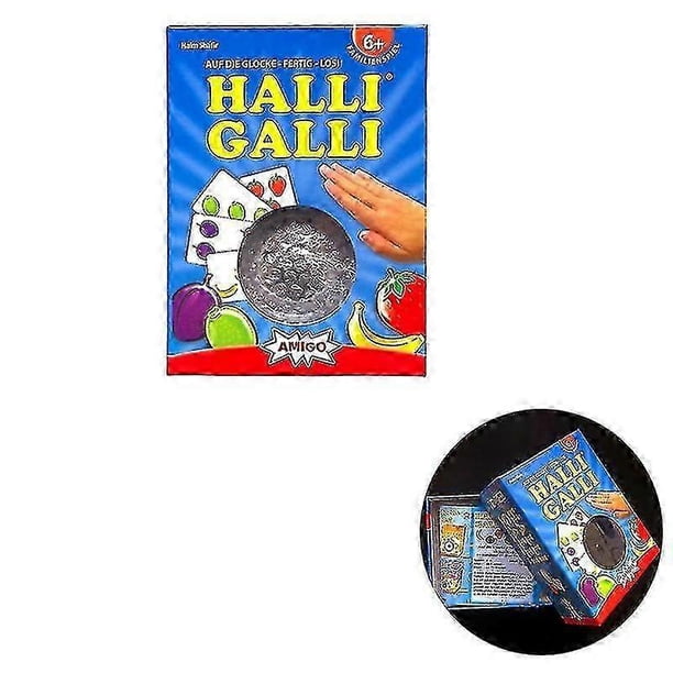 Juego de mesa Halli Galli en inglés completo, juego de mesa de habilidad comercial, juego de fiesta familiar Shytmv