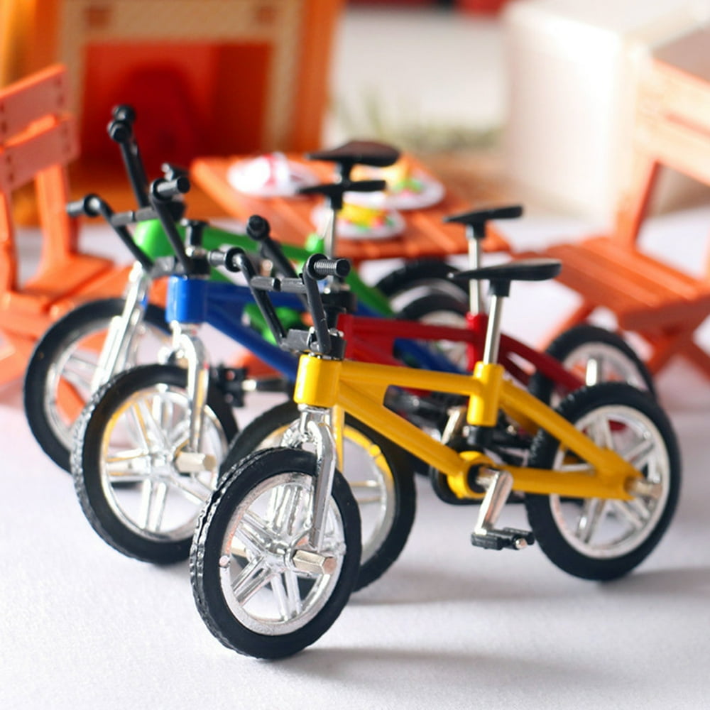 SPRING PARK Miniature Mountain Bike Bicycle Model Outdoor Dollhouse Accessory Kids DIY Toy