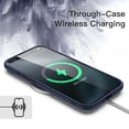 thumbnail image 5 of JETech Case for iPhone 17 Air, Shockproof Phone Bumper Cover, Solid Color Matte TPU Frame, Anti-Scratch Clear Back, 6.5-Inch Display (Storm Blue), 5 of 5