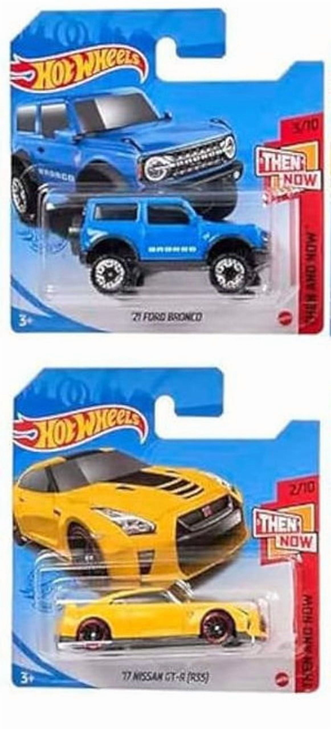 Hot Wheels 2021 Then and Now Complete Set of 10 Diecast Vehicles 1/10 Thru 10/10 (Short Card Version)
