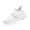 White, variant on HTHLVMD Slip-On Knit Sneakers, Velcro Strap Athletic Shoes, Women's Comfortable Sporty Shoes, Shoes Tennis Running Walking Shoes Lightweight Breathable Athletic Sneakers, Black 8