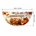 thumbnail image 3 of Halloween Half Fan Flag 2 Pack, 35.4 x 15.7 Inch Pumpkin Bunting Banners with 6 Metal Clips, Curved Porch Railing Fence Yard Outdoor Halloween Decor, 3 of 8