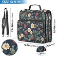 thumbnail image 2 of FORMRS Zipper Binder with Shoulder Strap 2-inch Ring 500 Sheet Capacity File Bag, Floral Raspberry Pattern, 2 of 5
