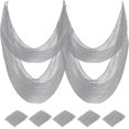thumbnail image 6 of Hvmvliv Halloween Creepy Cloth 72in Halloween Spooky Fabric Cloth - Scary Gauze Creepy Cloth for House Halloween Party Yard Wall Doorway Outdoors Suitable for Indoor Outdoor Halloween Decoration Gray, 6 of 6