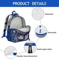 thumbnail image 4 of Blossom Botanical Print Backpack - Waterproof & Durable with Side Pockets, 4 of 6