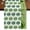 Green, variant on Tropical Leaves Burlap Cotton Table Runner 13x36 Inches Short, Green Monstera Palm Leaf Trees Botanical Farmhouse Table Runners, Outdoor Dining Tablecloths Decor for Baby Shower/Party/Wedding