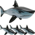 thumbnail image 3 of KAKOWELY Inflatable Shark Playthings for Pool Made of PVC Multi Color 4 Pieces,32.68"X14.57"X11.42", 3 of 4