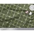 thumbnail image 3 of Soimoi Modal Satin Fabric Arrow,Swirl & Floral Block Decor Fabric Printed Yard 42 Inch Wide, 3 of 3