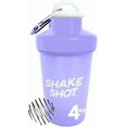 thumbnail image 1 of fafa-- Purple - 4oz Mini Shaker Bottle for Pre Workout, Creatine, Small Scoop Supplements (Not for Protein) Clip & Shaker Ball, 1 of 4
