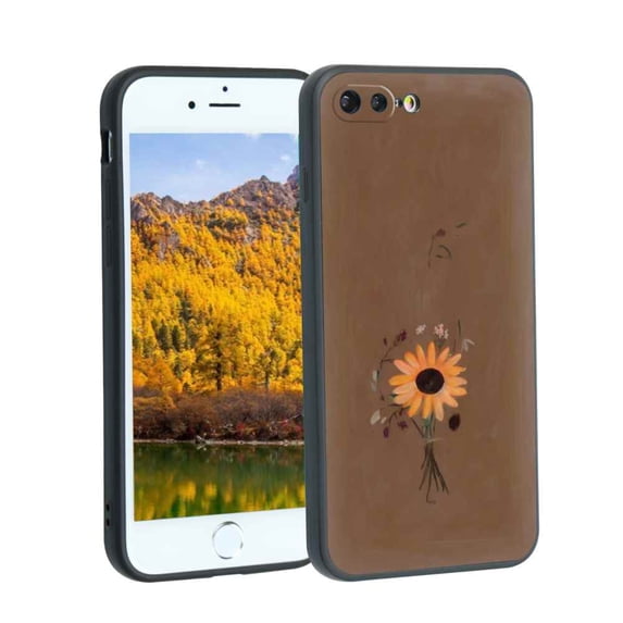Compatible with iPhone 8 Plus Phone Case, Flowers-6872776-100 Case Silicone Protective for Teen Girl Boy Case for iPhone 8 Plus