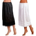 thumbnail image 3 of Arvbitana Women Skirt, Lace Skirt Elasticated Waist Wrap Maxi Skirts, Smooth Loose Skirt Dress, 3 of 4