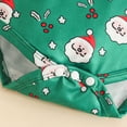 thumbnail image 4 of mgoYE My 1st Christmas Baby Girl Outfits Letter Embroidery Romper Plaid Suspender Skirts Headband Set(Wine,0-3 Months), 4 of 9