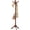 Caramel Brown, variant on Coat Stand, Solid Wood Freestanding Coat Rack with 11 Hooks, Hall Tree for Bags, Purses, Hats, for Entryway, Hallway, Rubberwood, Caramel Brown URCR05WN