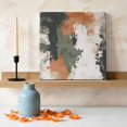 thumbnail image 3 of Ships Next Day Canvas Wall Art 10"x10", Vintage Sage Green Orange Wood Framed Canvas Print Painting, Modern Abstract Art Ready to Hang Small Picture Wall Decor for Home Kitchen Nursery Office, 3 of 9