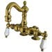 thumbnail image 2 of Kingston Brass CC1093T2 Vintage 3-3/8 Deck Mount Clawfoot Tub Filler, 2 of 2