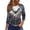 AUV47-Black, variant on IYYVV 2026 Halloween Shirts For Women Horror Candy Print Tops Crew Neck 3/4 Length Sleeve Casual Summer House Tee Green M