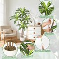 thumbnail image 4 of Yeshouse árbol artificial de drácena de 1,2 a 1,8 m con maceta alta blanca, planta de yuca falsa ideal para hogar, oficina, sala, entrada o porche, perfecta para decoración de interiores, 4 of 8